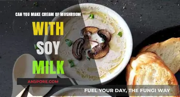 Creamy Mushroom Soup: Soy Milk Alternative for Dairy-Free Comfort