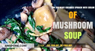 Cream of Mushroom Soup: The Secret to Creamy Spinach?