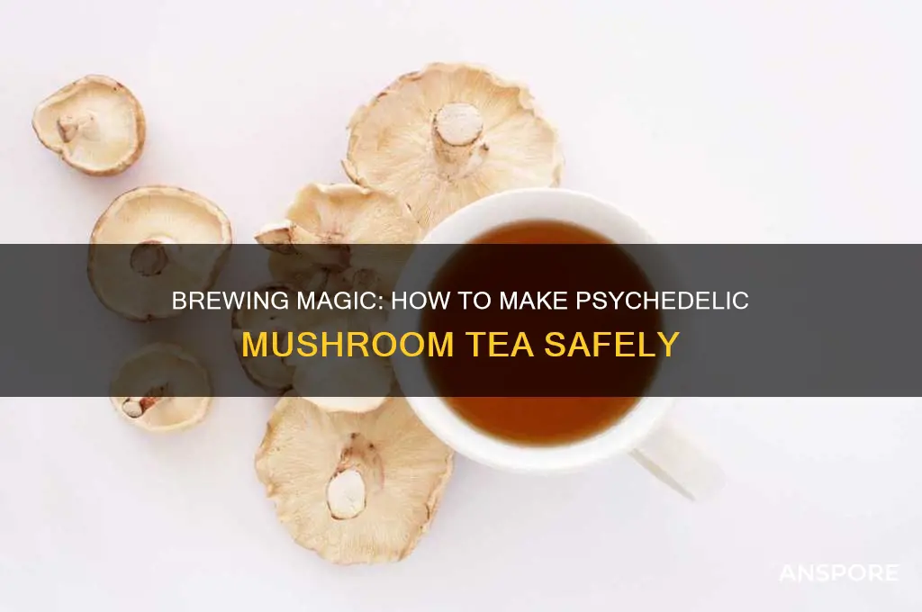 can you make magic mushroom tea