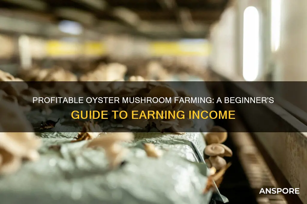 can you make money growing oyster mushrooms