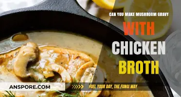 Rich Mushroom Gravy with Chicken Broth: A Flavorful Twist to Try