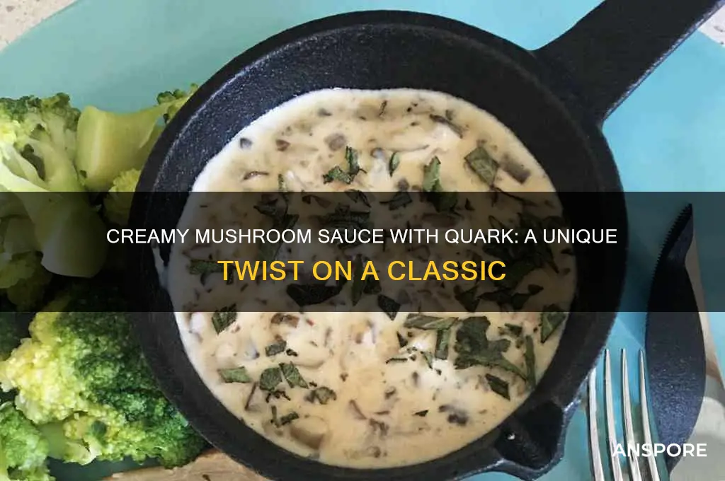 can you make mushroom sauce with quark