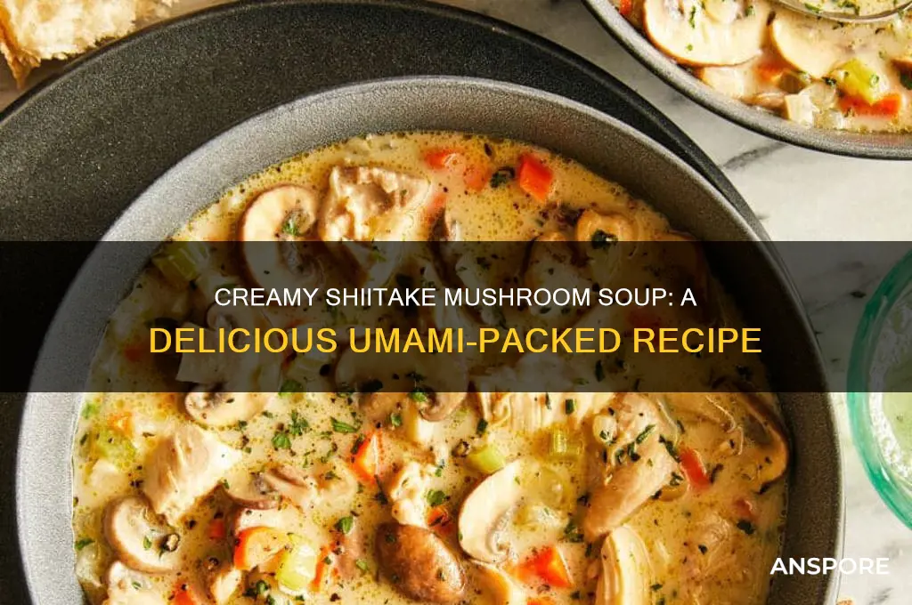 can you make mushroom soup with shiitake mushrooms