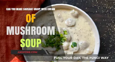 Cream of Mushroom Soup in Sausage Gravy: A Tasty Twist?