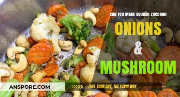 Delicious Veggie Blend: Making Squash, Zucchini, Onions & Mushrooms Together
