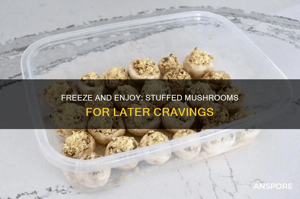 can you make stuffed mushrooms and freeze them