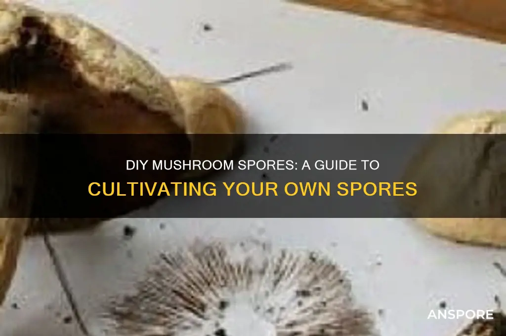 can you make your own mushroom spores