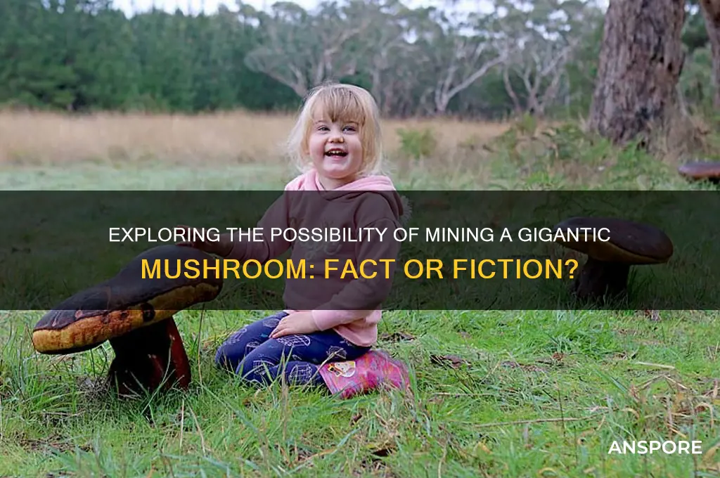 can you mine a huge mushroom