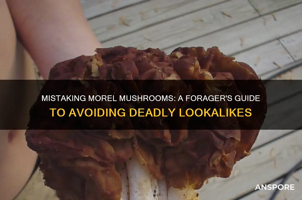 can you mistake morel mushrooms