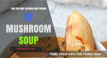 Mixing Alfredo and Cream of Mushroom Soup: A Culinary Experiment