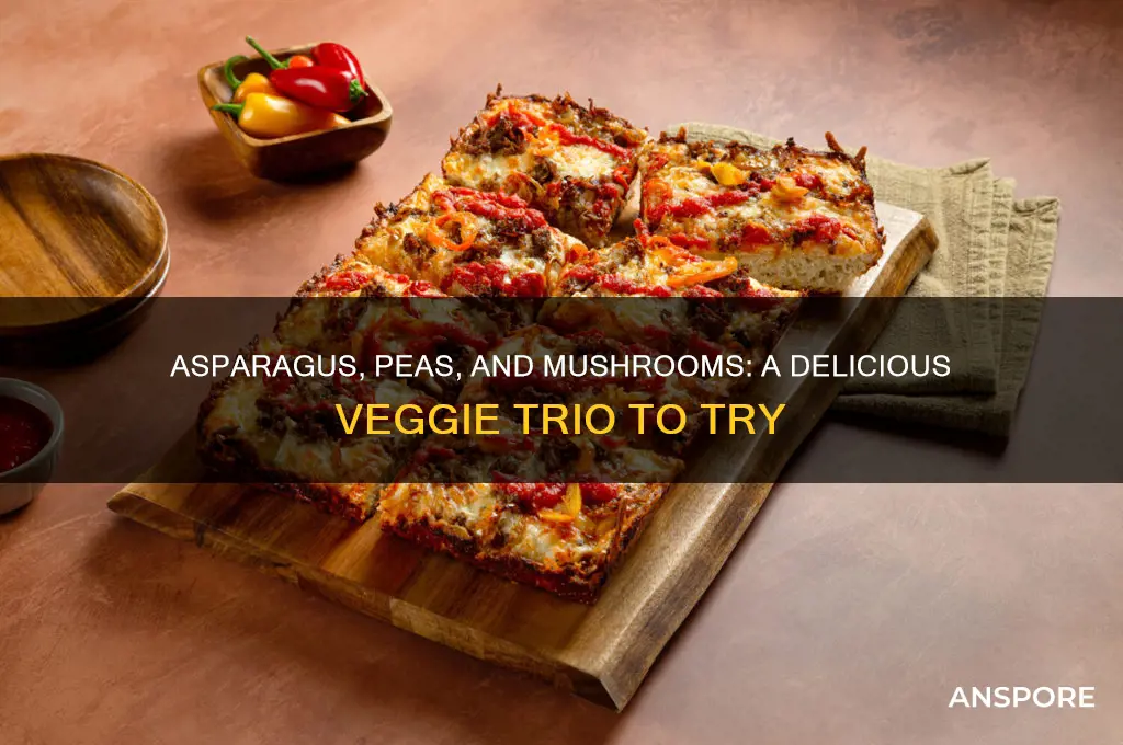 can you mix asparagus peas and mushrooms together