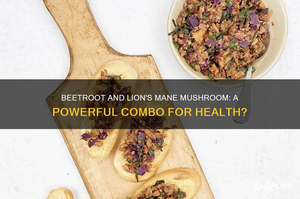 can you mix beet root with lion mane mushroom