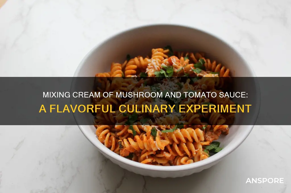 can you mix cream of mushroom and tomato sauce