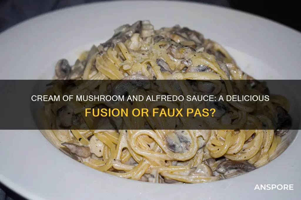 can you mix cream of mushroom soup with alfredo sauce