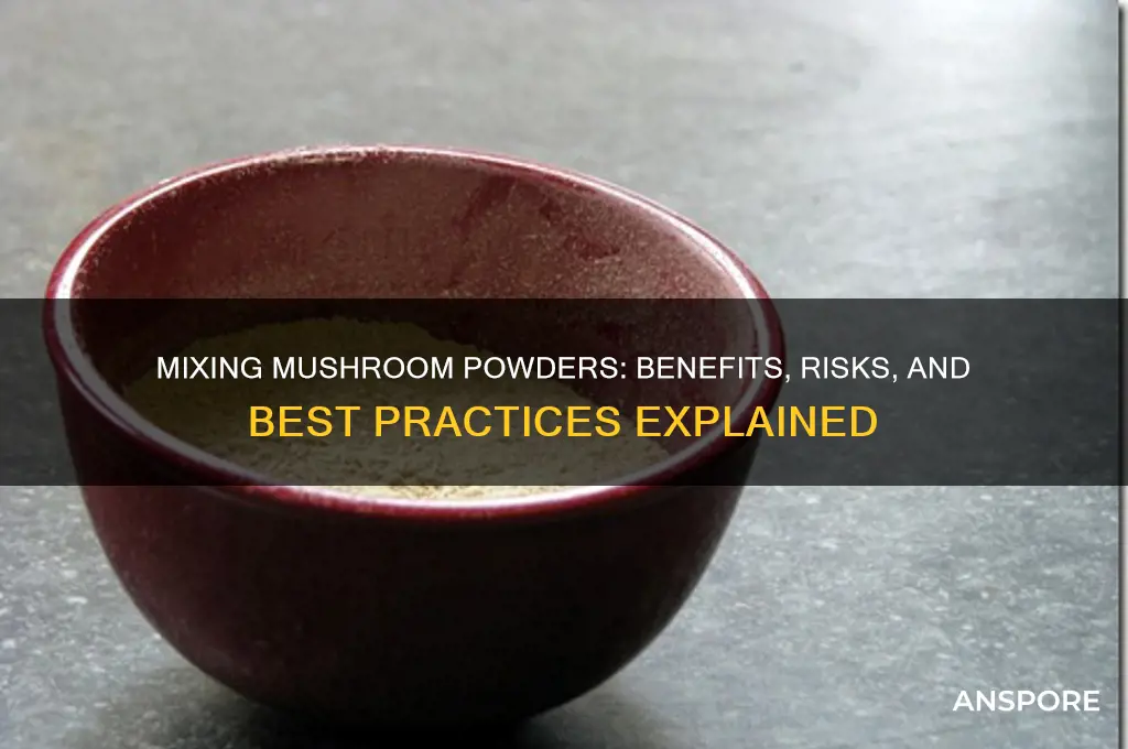 can you mix mushroom powders