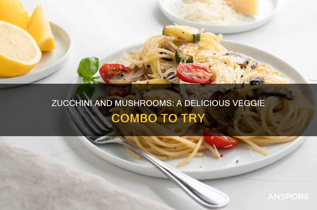 can you mix zucchini and mushrooms