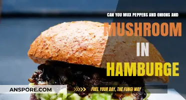 Mixing Peppers, Onions, and Mushrooms in Hamburgers: A Flavorful Twist