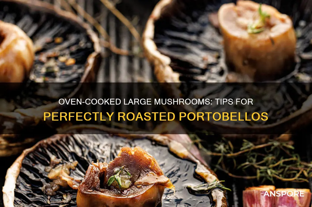 can you oven cook large mushrooms