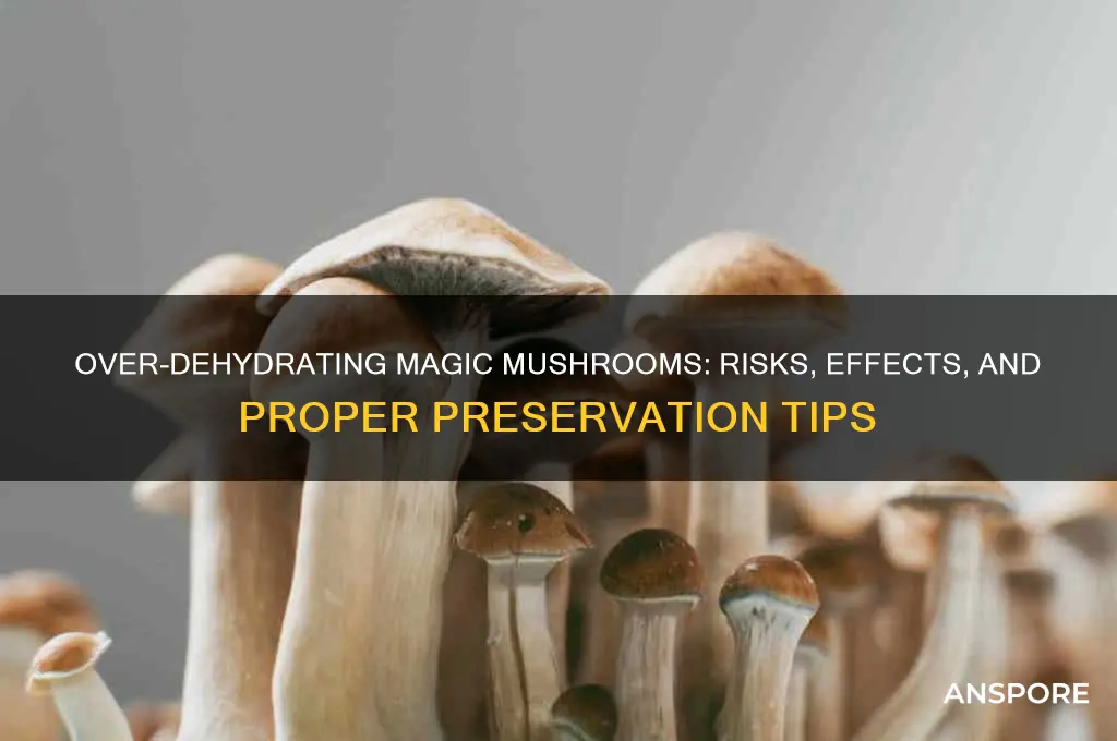 can you over dehydrate magic mushrooms