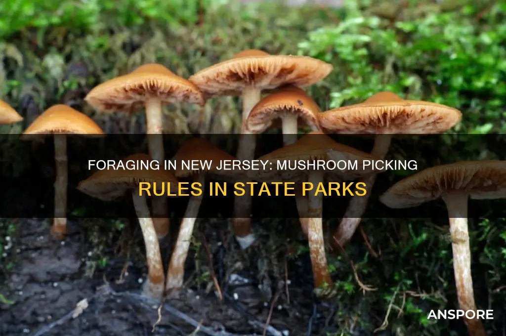 can you pick mushrooms in state parks nj
