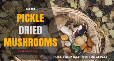 Pickling Dried Mushrooms: A Tasty Preservation Technique Explored