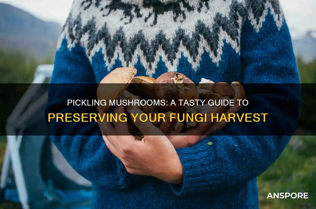 can you pickle mushrooms