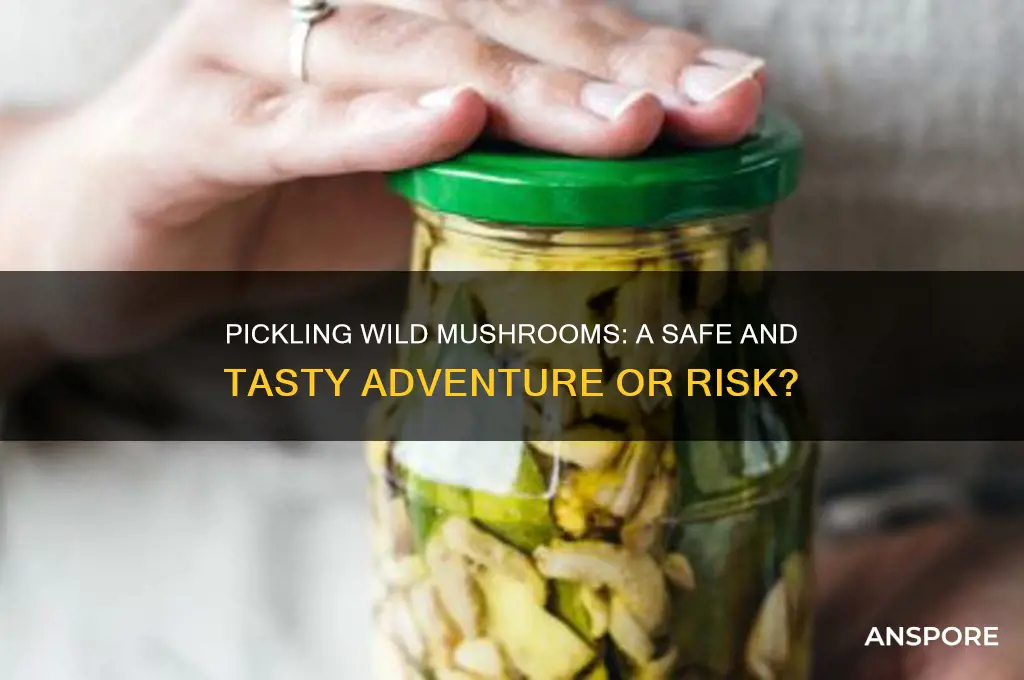 can you pickled wild mushrooms