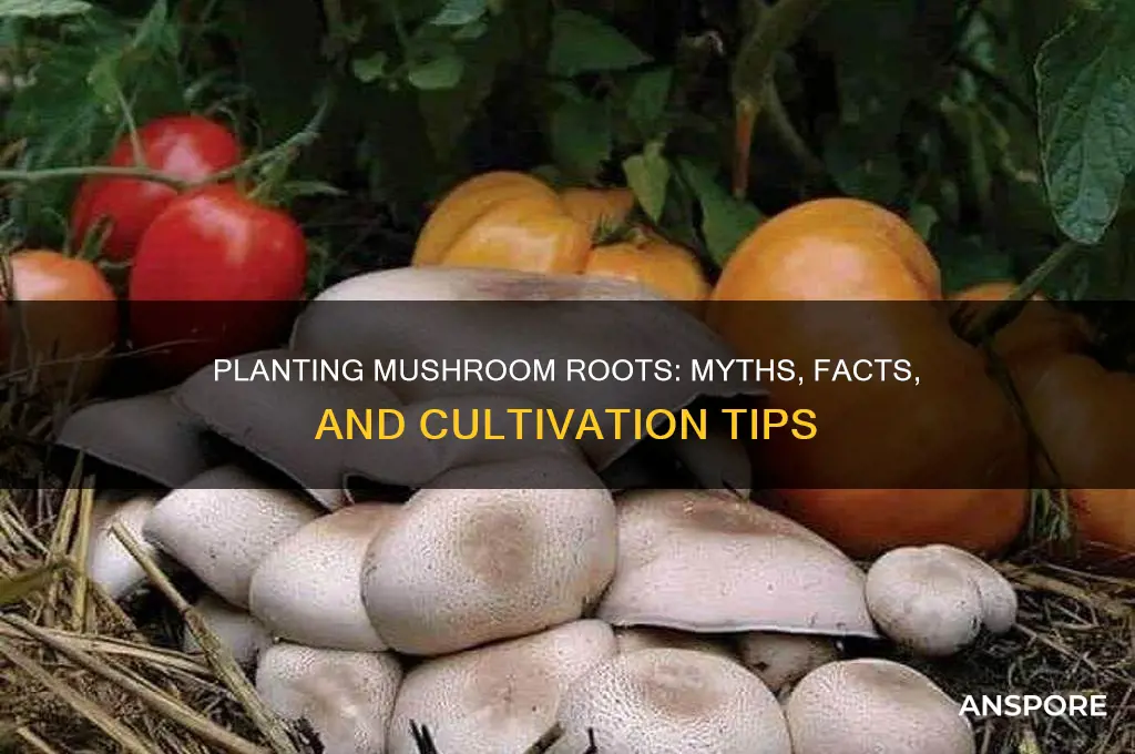 can you plant mushroom roots