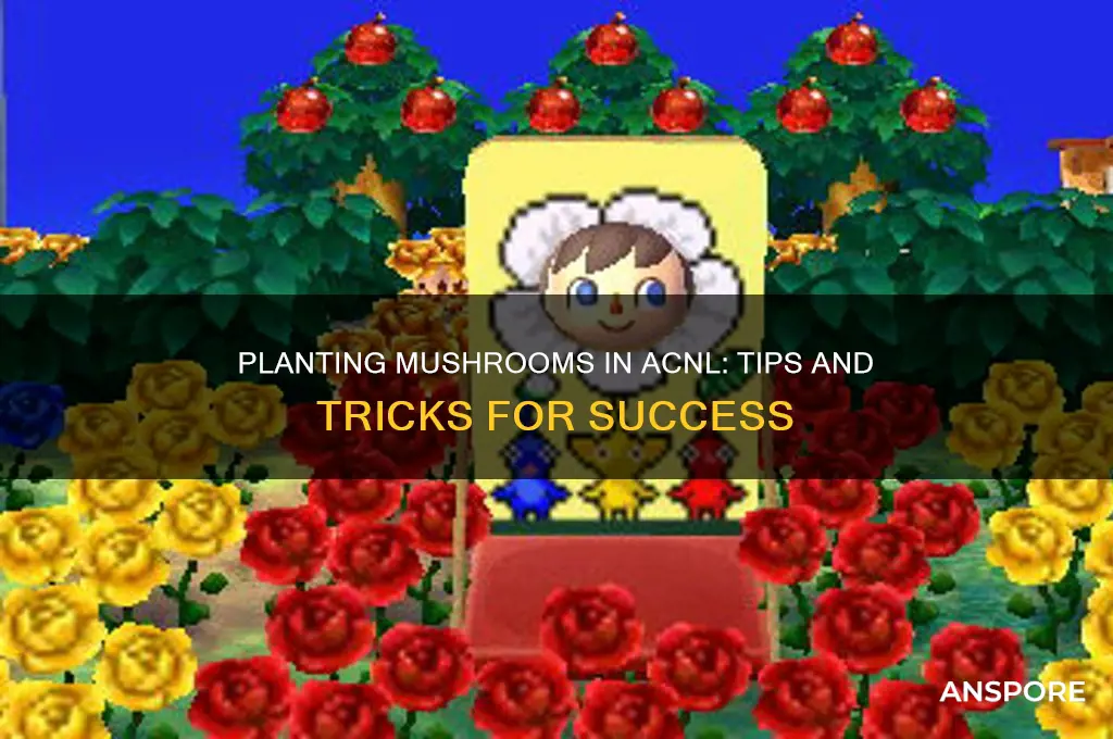 can you plant mushrooms in acnl