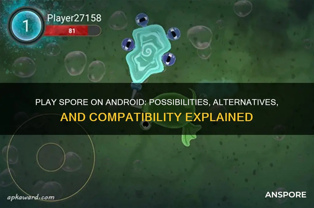 can you play spore on android