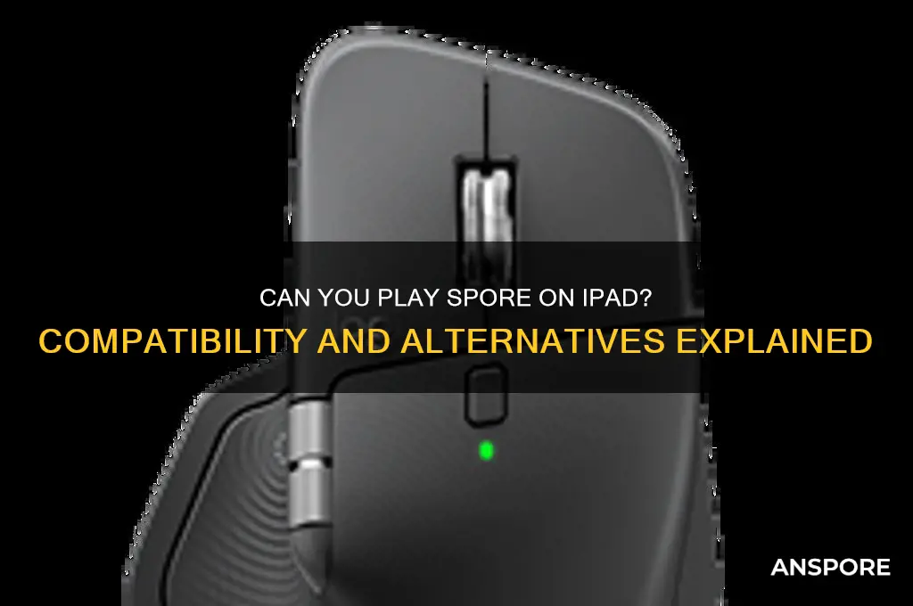 can you play spore on ipad