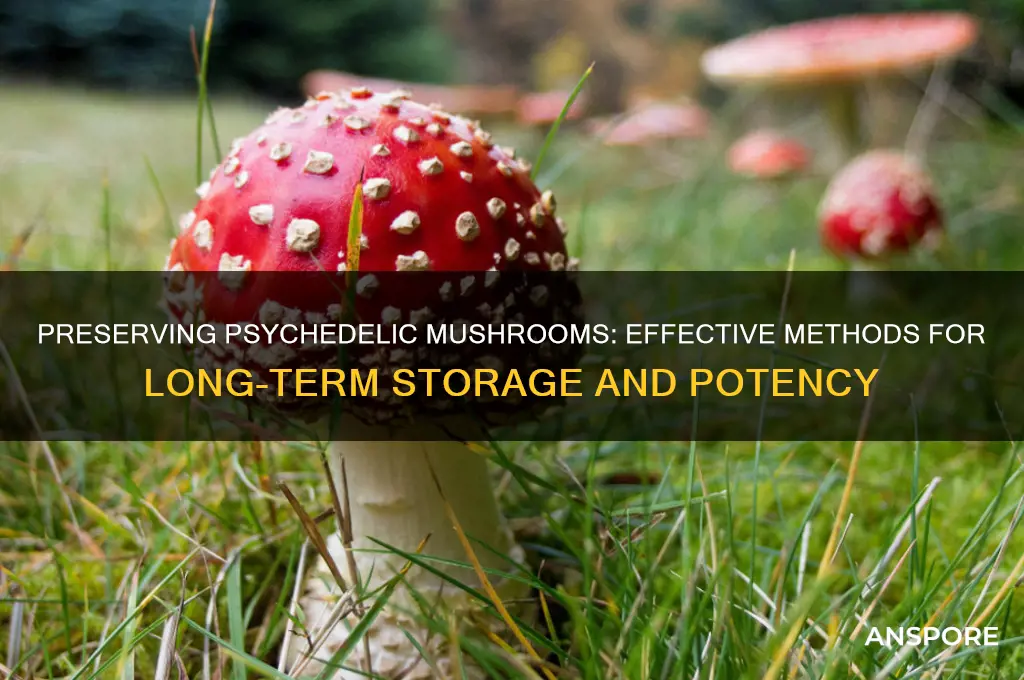 can you preserve psychadelic mushrooms