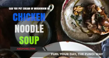 Cream of Mushroom in Chicken Noodle Soup: A Flavorful Twist?
