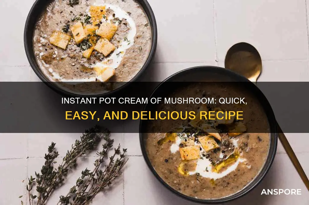 can you put cream of mushroom in instant pot