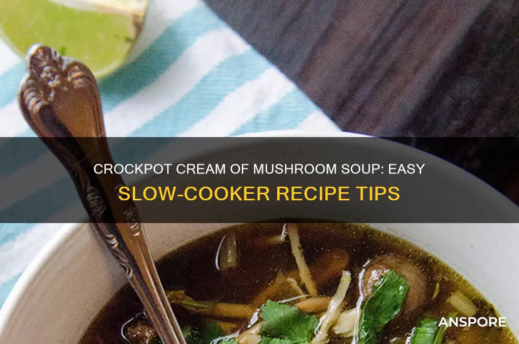 can you put cream of mushroom soup in a crockpot