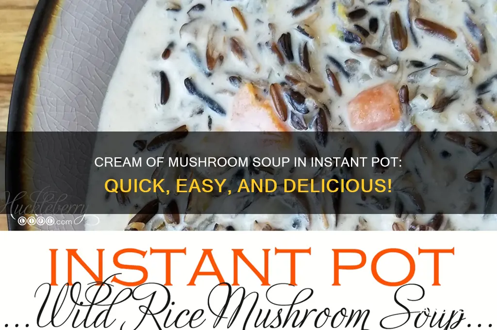 can you put cream of mushroom soup in ip