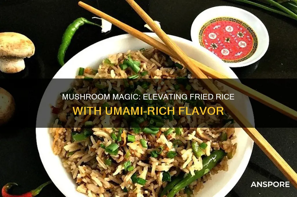 can you put mushroom in fried rice