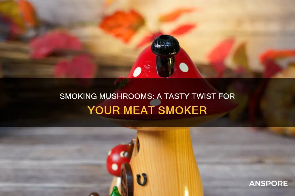 can you put mushrooms in a meat smoker