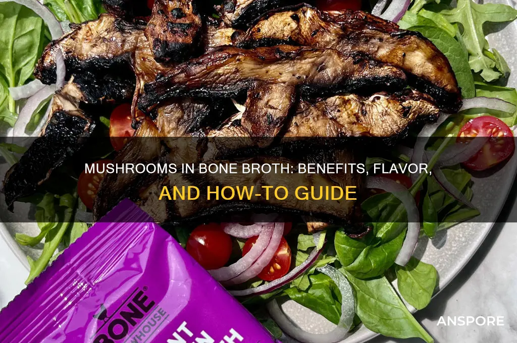 can you put mushrooms in bone broth