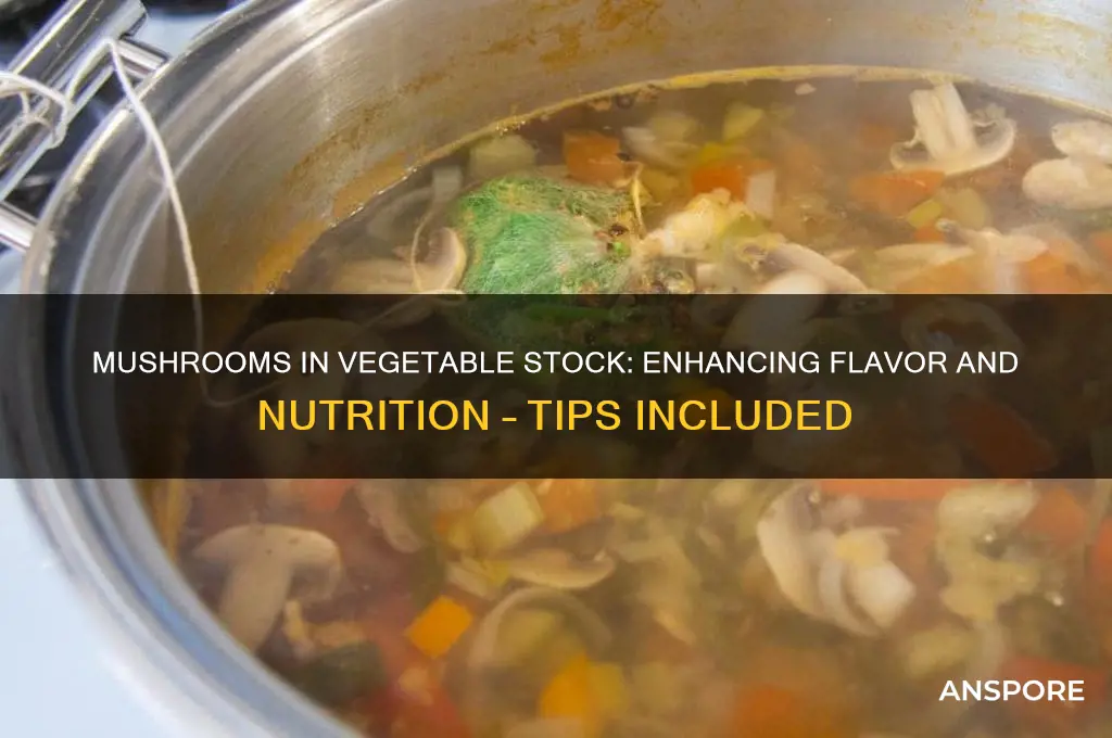 can you put mushrooms in vegetable stock