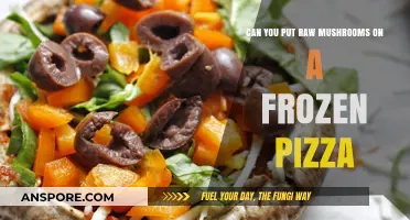 Raw Mushrooms on Frozen Pizza: A Tasty Topping Hack?