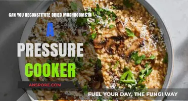 Reconstituting Dried Mushrooms in a Pressure Cooker: Quick and Easy Method