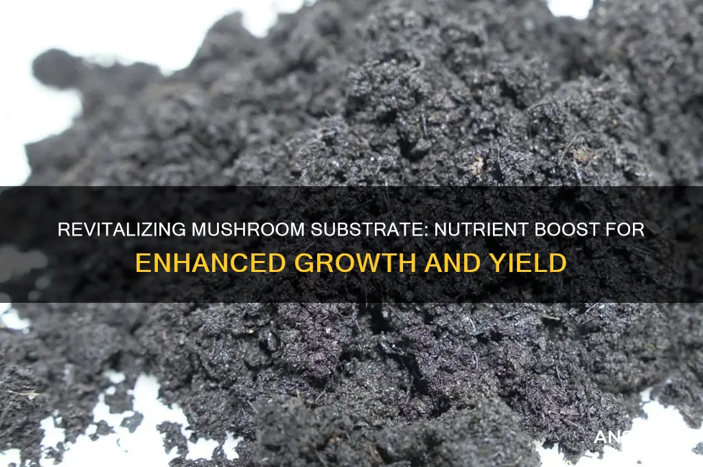 can you refresh mushroom substrate by adding nutrients