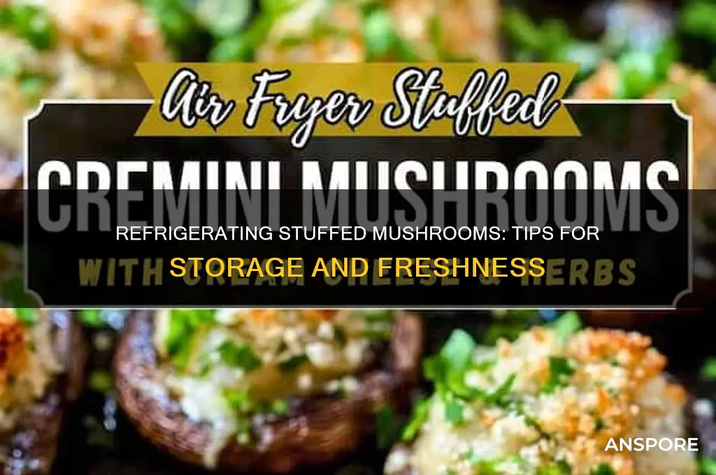 can you refrigerate stuffed mushrooms
