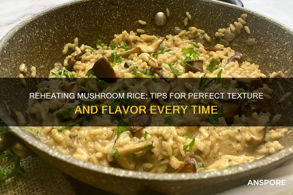 can you reheat mushroom rice