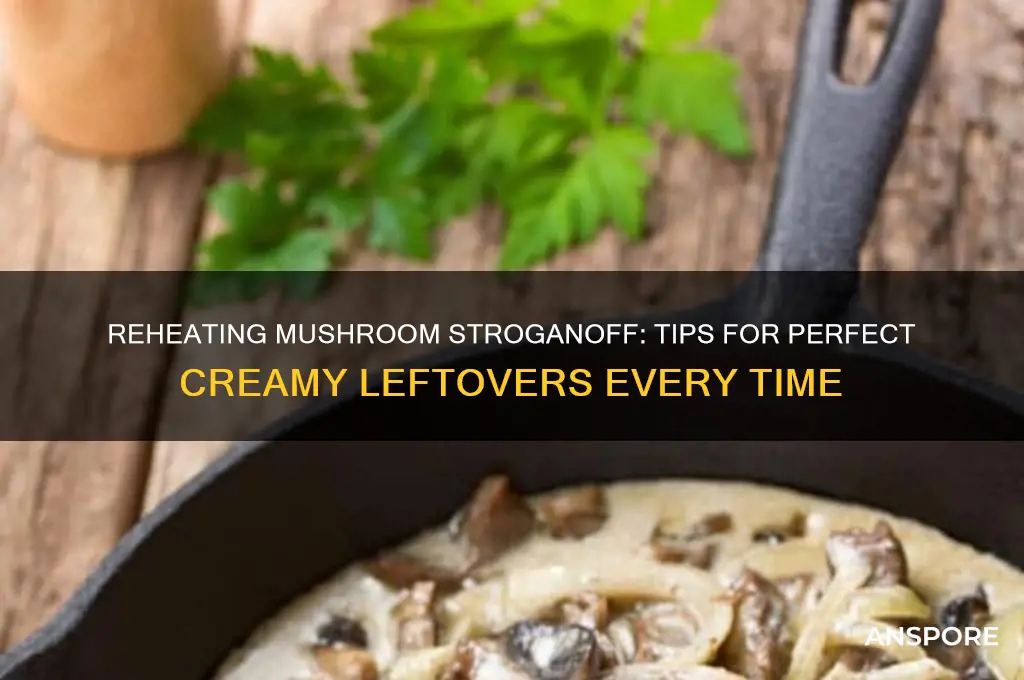 can you reheat mushroom stroganoff