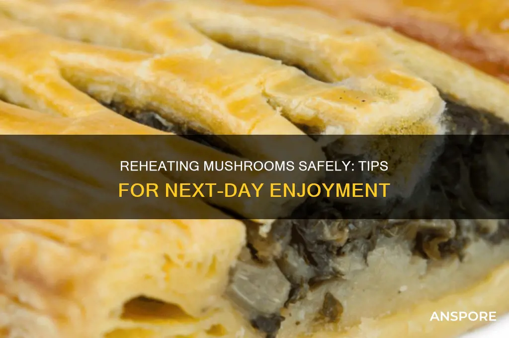 can you reheat mushrooms the next day
