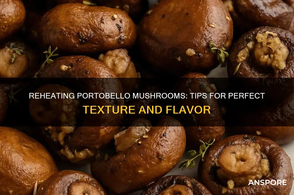 can you reheat portobello mushrooms