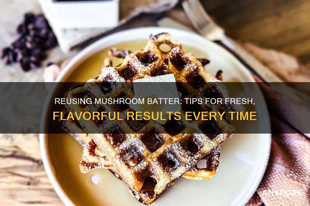 can you reuse mushroom batter