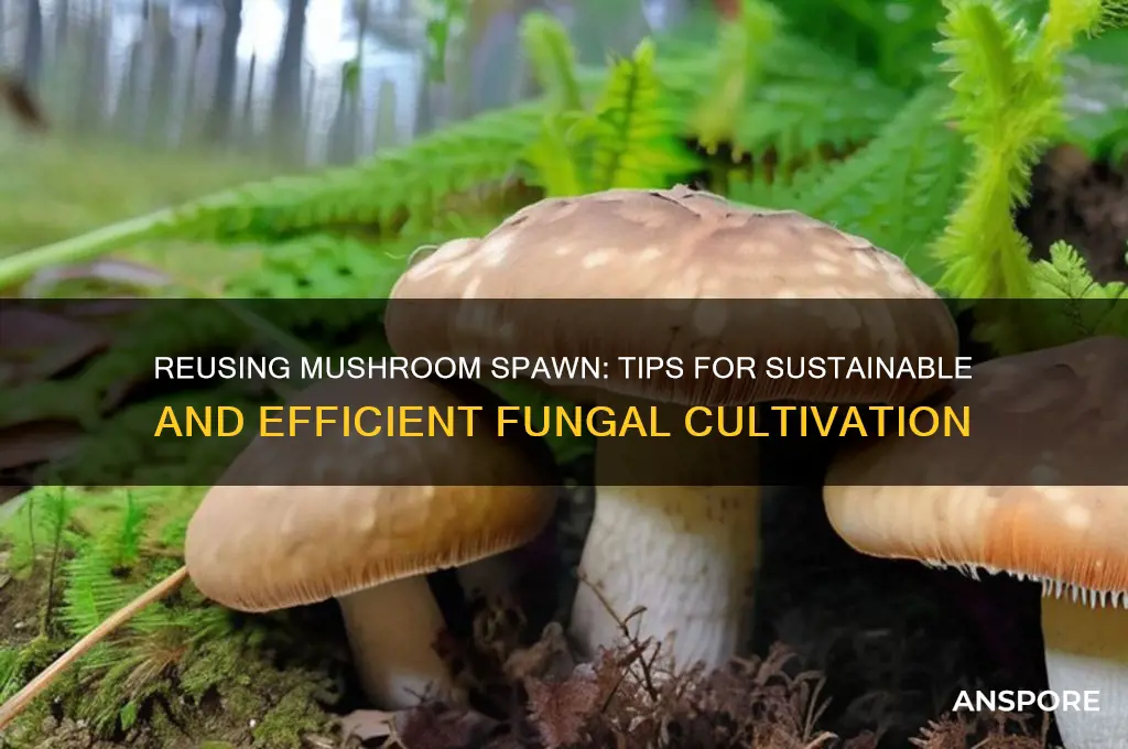 can you reuse mushroom spawn